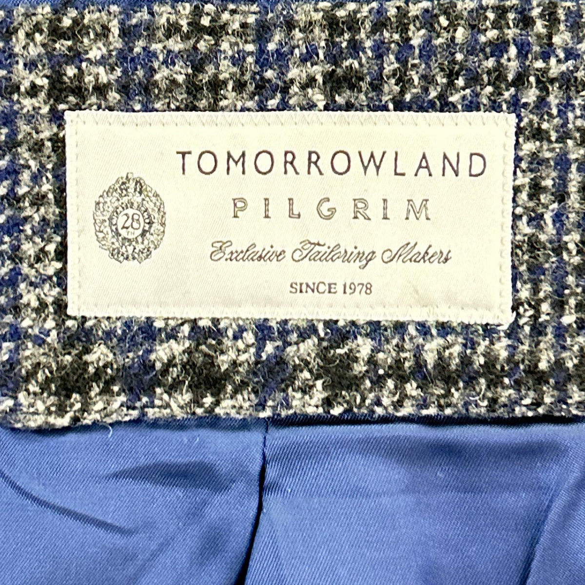 TOMORROWLAND PILGRIM Wool Silk Cashmere Nep Pea Coat Size 46