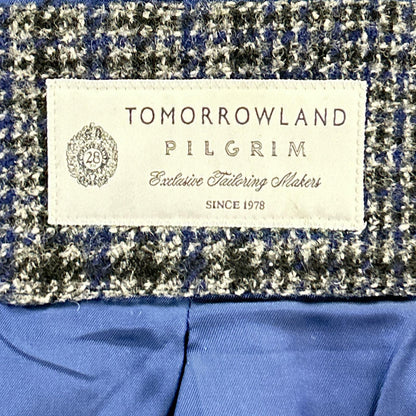 TOMORROWLAND PILGRIM Wool Silk Cashmere Nep Pea Coat Size 46