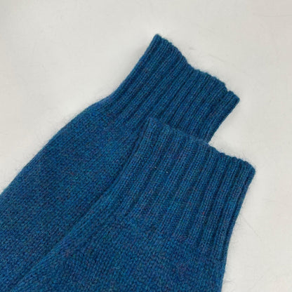 TOMORROWLAND Blue Cashmere Mohair Turtleneck Knit Size S