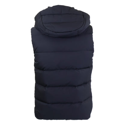 MOORER FIRE-WK Hooded Down Vest Navy Size 44