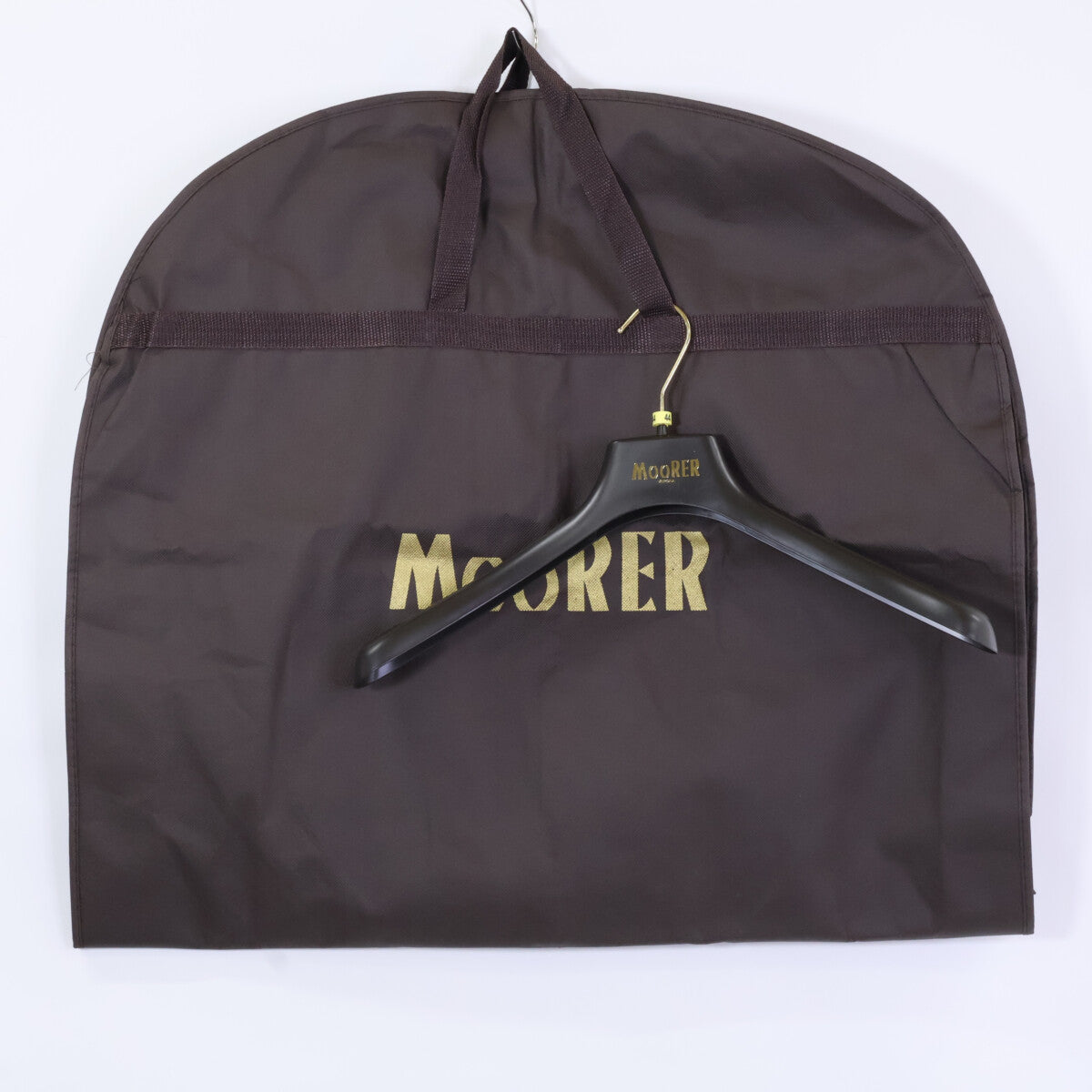 MOORER FIRE-WK Hooded Down Vest Navy Size 44