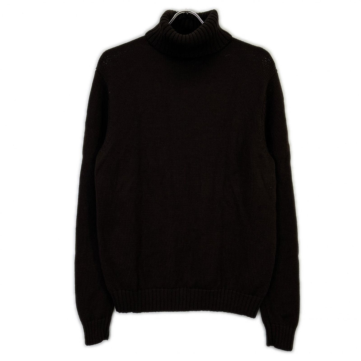 HILTON Brown Wool Turtleneck Sweater