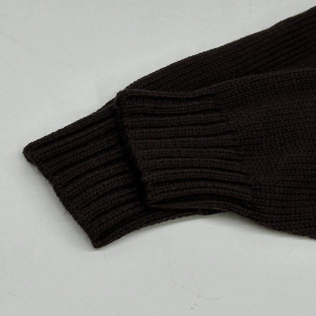 HILTON Brown Wool Turtleneck Sweater