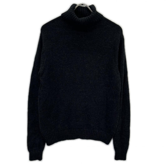 HILTON Black Wool Turtleneck Sweater