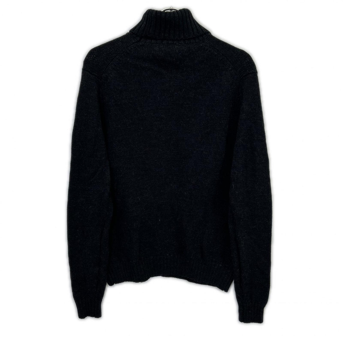 HILTON Black Wool Turtleneck Sweater