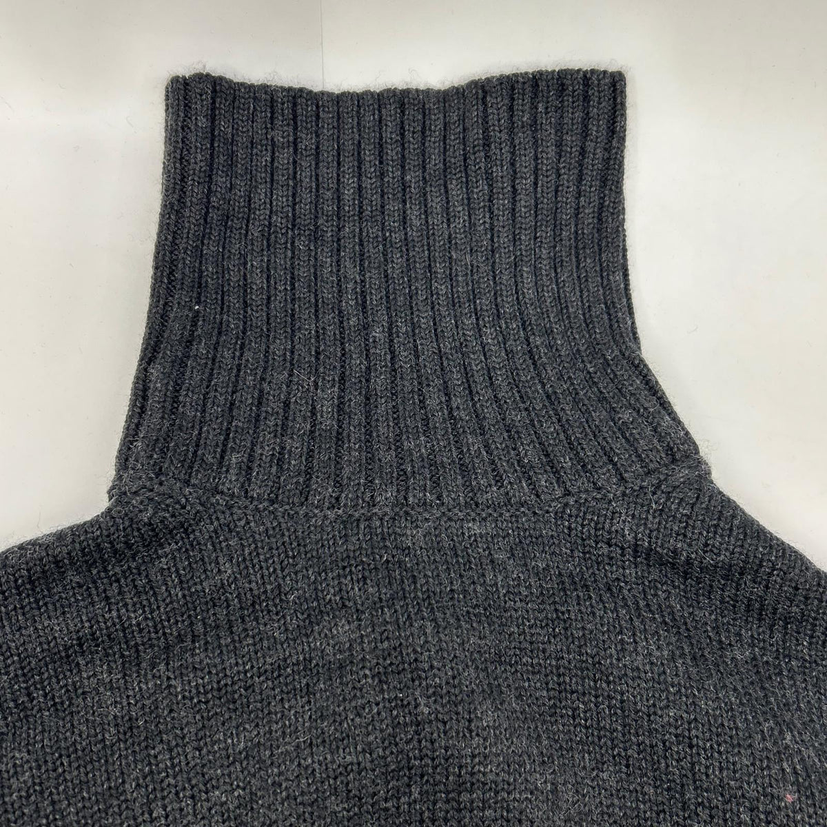 HILTON Black Wool Turtleneck Sweater