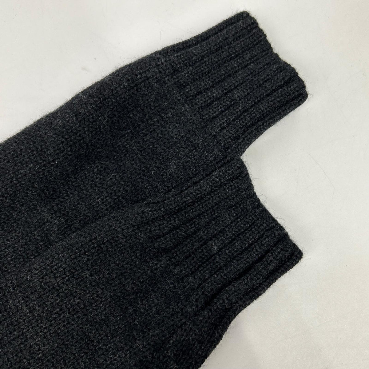HILTON Black Wool Turtleneck Sweater