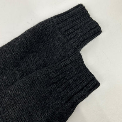 HILTON Black Wool Turtleneck Sweater