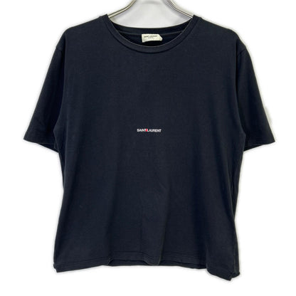 SAINT LAURENT PARIS 21' Logo T-Shirt Black Size M