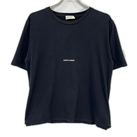 SAINT LAURENT PARIS 21' Logo T-Shirt Black Size M