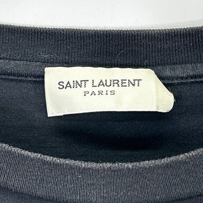 SAINT LAURENT PARIS 21' Logo T-Shirt Black Size M