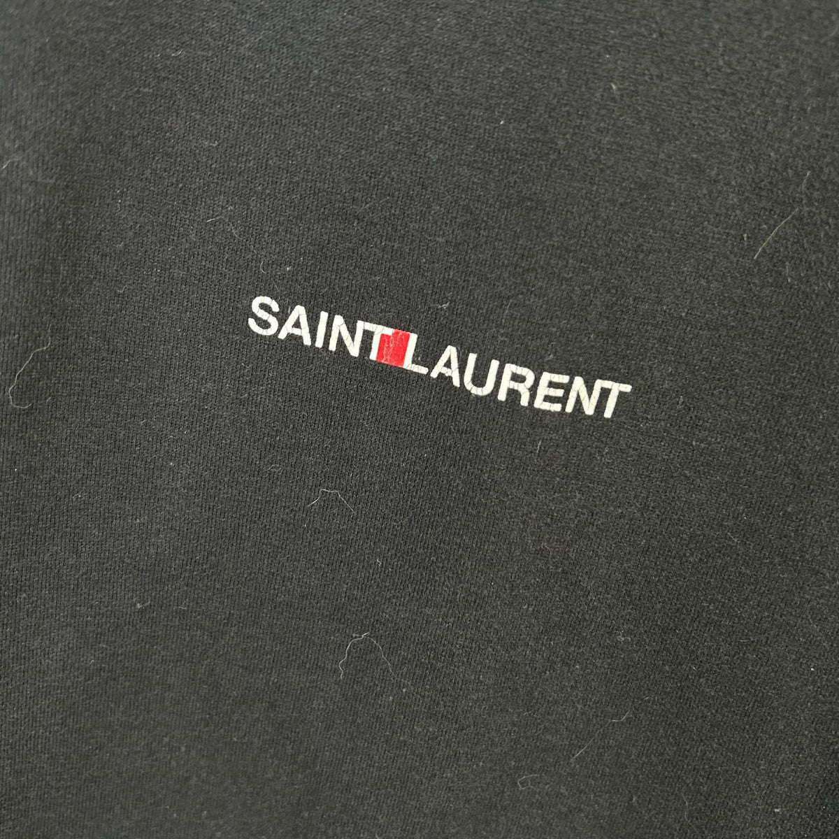 SAINT LAURENT PARIS 21' Logo T-Shirt Black Size M