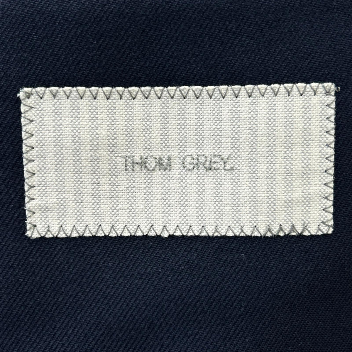 THOM GREY Wool Gold Button Blazer Navy Jacket Size M