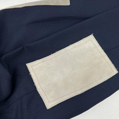 THOM GREY Wool Gold Button Blazer Navy Jacket Size M