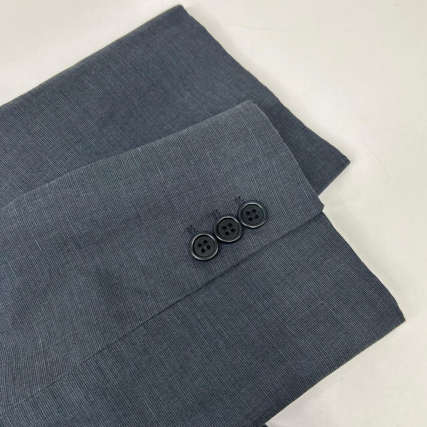 PaulSmith BLACK Linen Cotton Pants Navy Size 48L