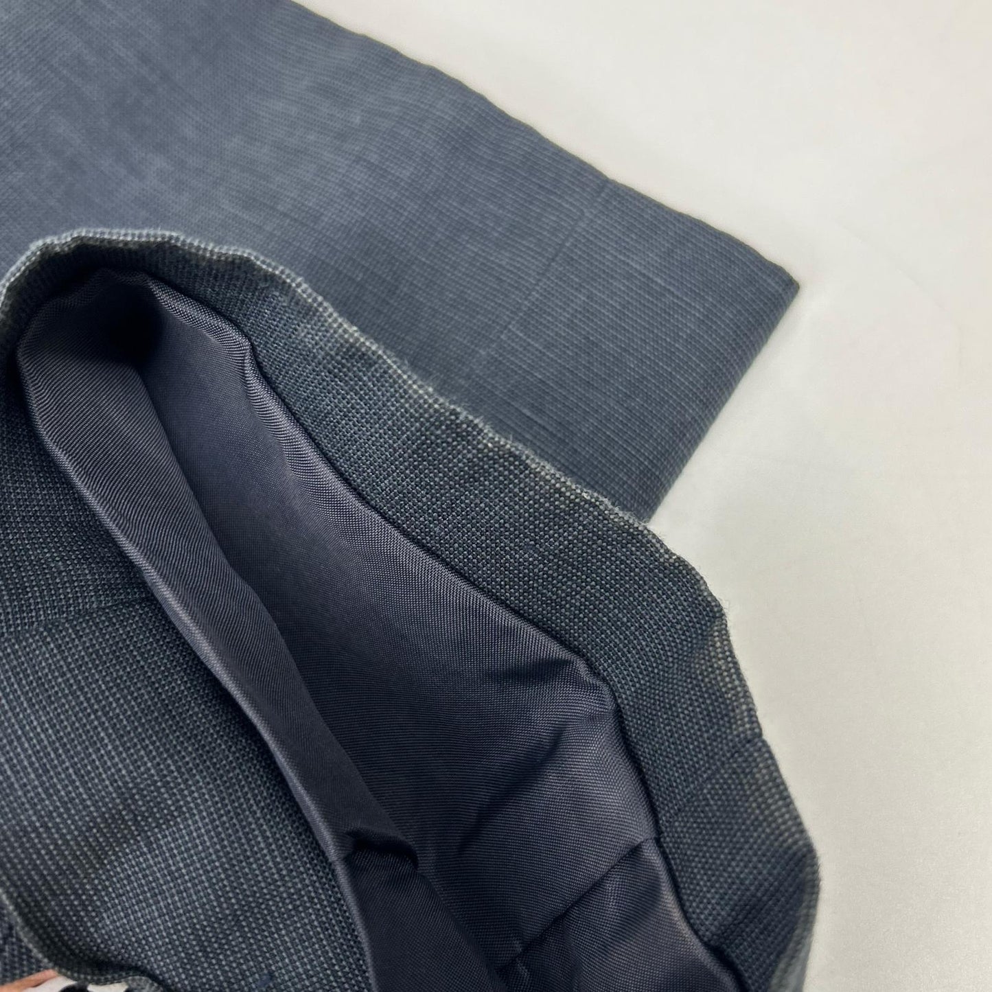 PaulSmith BLACK Linen Cotton Pants Navy Size 48L