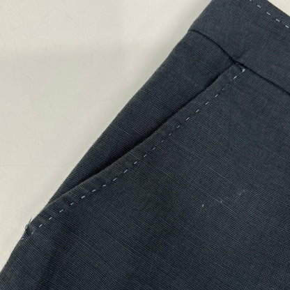 PaulSmith BLACK Linen Cotton Pants Navy Size 48L