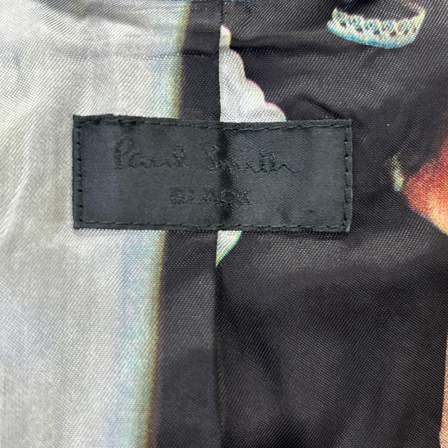 PaulSmith BLACK Linen Cotton Pants Navy Size 48L