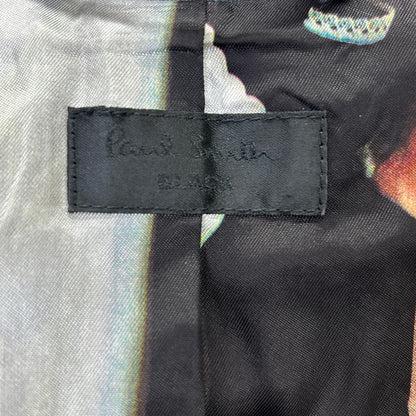 PaulSmith BLACK Linen Cotton Pants Navy Size 48L