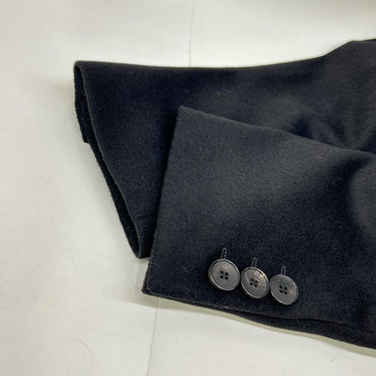 HUGOBOSS Wool Cashmere Chester Coat Black Size 48