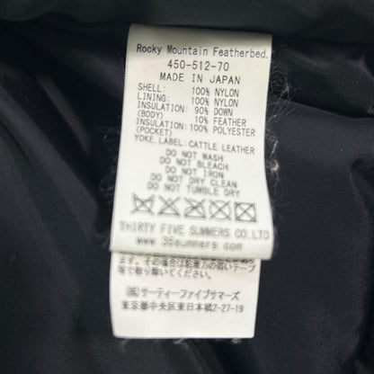 PORTER x Rocky Mountain Featherbed Down Vest Size 38