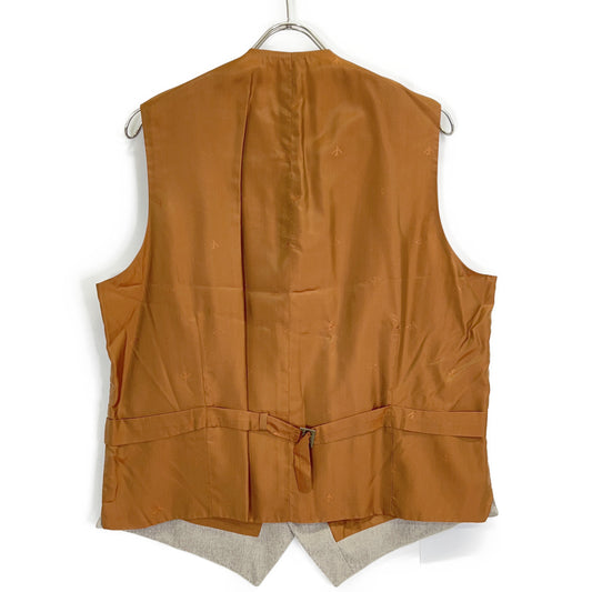 ISAIA 100% Wool Collared Vest Gray Size 52