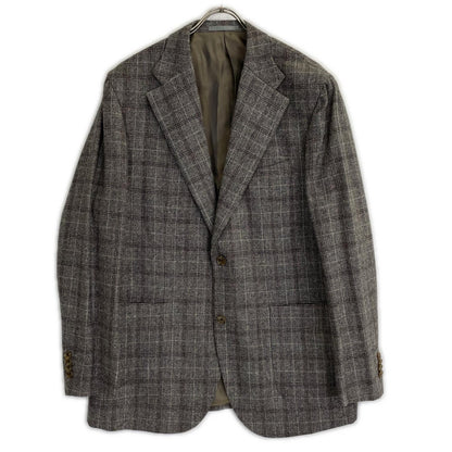 Sartoria Ypsilon Cashmere Blend Wool Jacket Brown Size PM