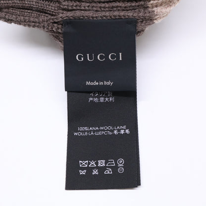 GUCCI Wool Beanie Beige Size 24CM
