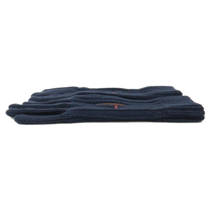 HERMES H Torsade Cashmere Silk Gloves Navy Size M