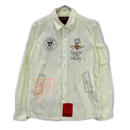 ONE MADE Handmade Design Shirt Jacket Yellow Size M