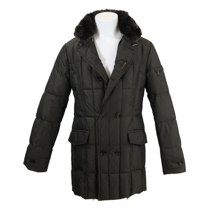 MOORER MORRIS-KM2 Double-Breasted Down Coat Khaki Size 48
