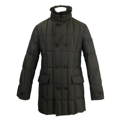 MOORER MORRIS-KM2 Double-Breasted Down Coat Khaki Size 48
