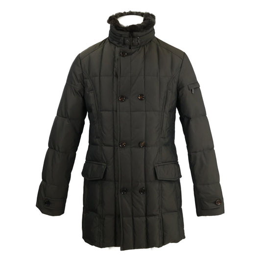MOORER MORRIS-KM2 Double-Breasted Down Coat Khaki Size 48