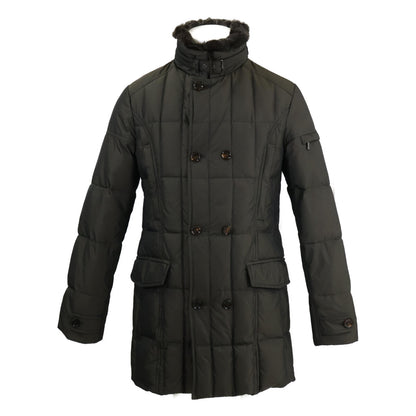 MOORER MORRIS-KM2 Double-Breasted Down Coat Khaki Size 48