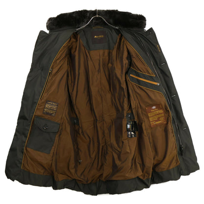 MOORER MORRIS-KM2 Double-Breasted Down Coat Khaki Size 48