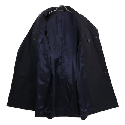GUCCI Polyester Trench Coat Navy Size 46R