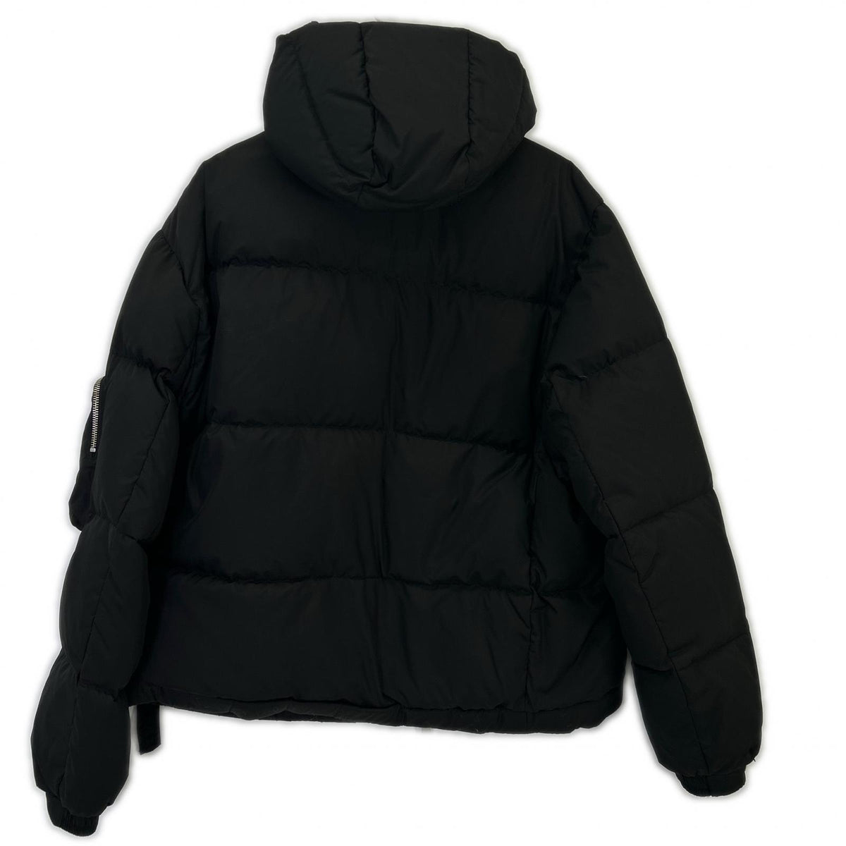 SUAVELE Detachable Hood Down Jacket Black Poly Size M