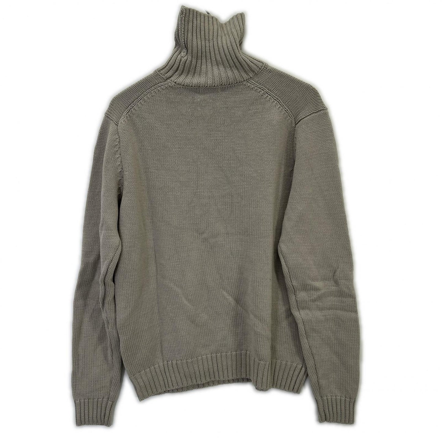 HILTON Wool Turtleneck Sweater Beige Size L