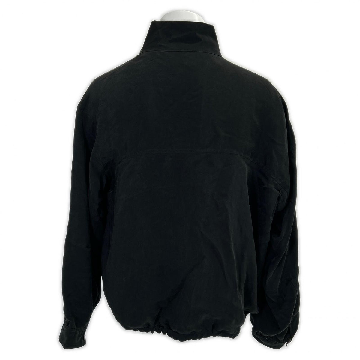 ANCELLM 26SS Cupro Reversible Jacket Black/Beige Size 2