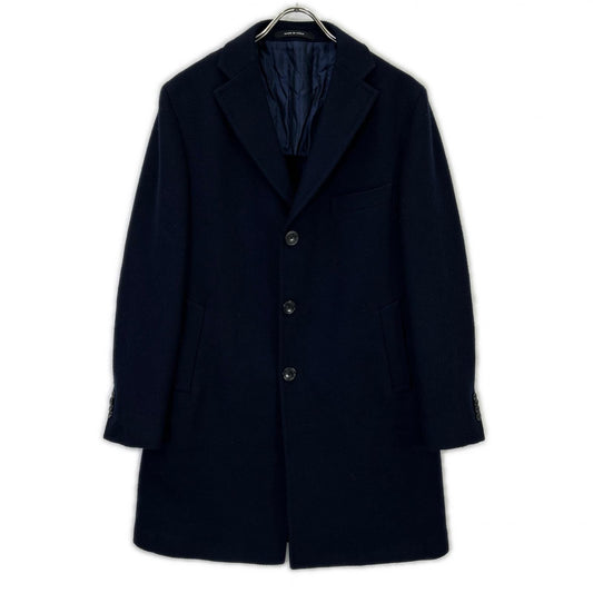 TAGLIATORE Navy 3B Single-breasted Chester Coat Size 50