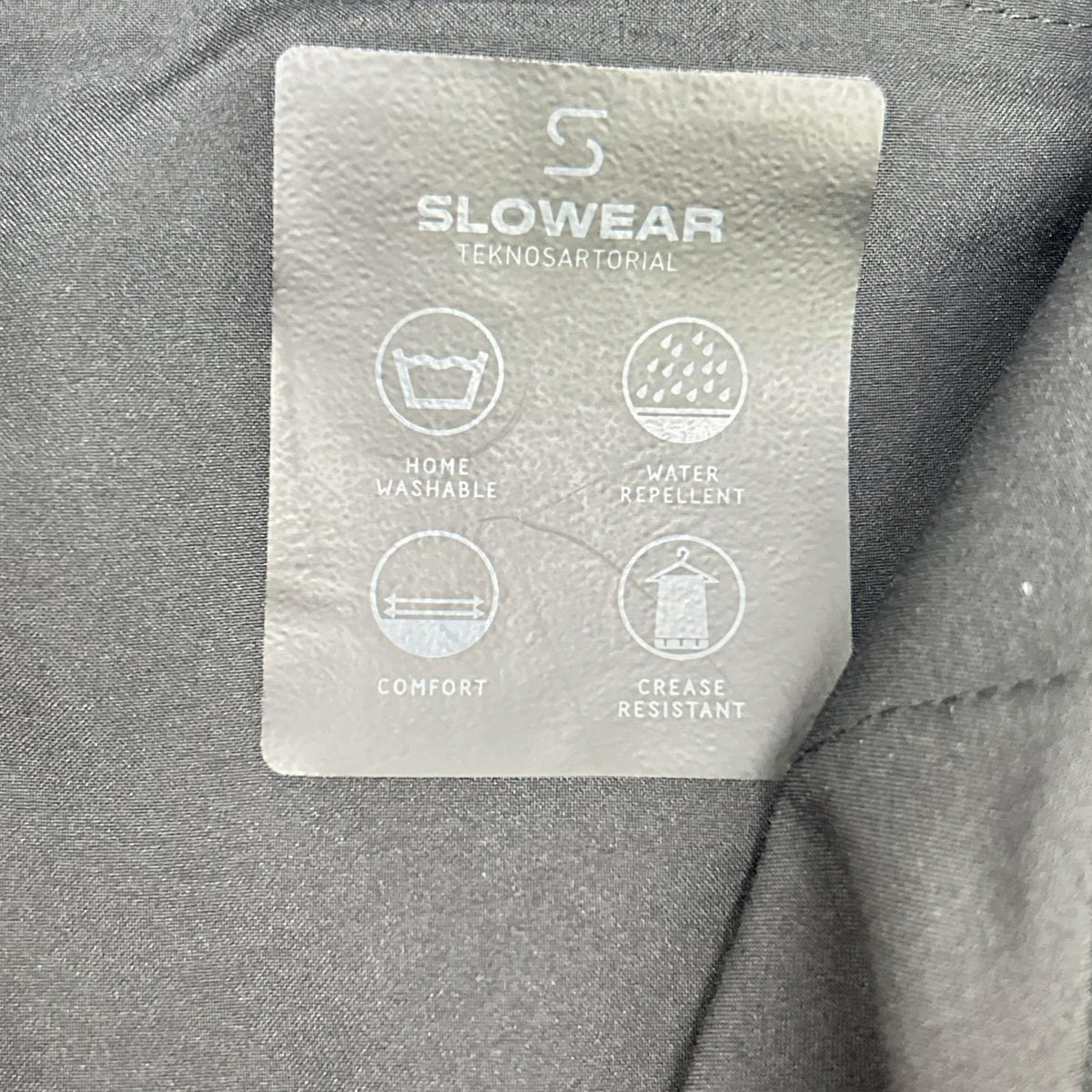 INCOTEX Slim Fit Water Repellent Tapered Pants Gray Size 44