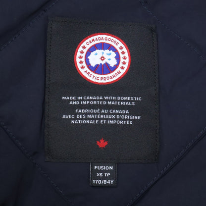 CANADA GOOSE Rhodes Fusion Fit Hooded Jacket Navy Size XP