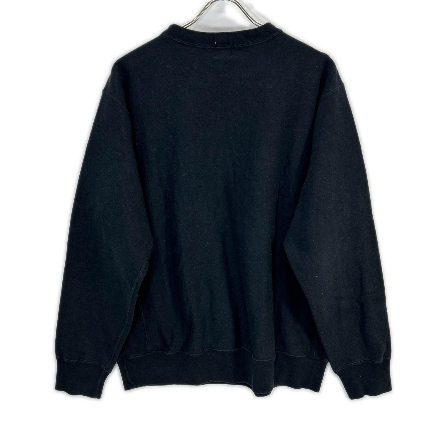 A BATHING APE Black Swarovski Logo Sweatshirt Size M