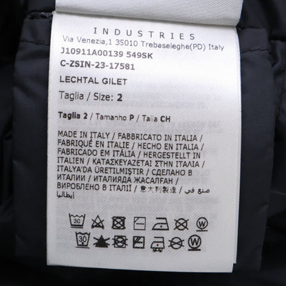 MONCLER Lechthal Down Vest Black Size 2