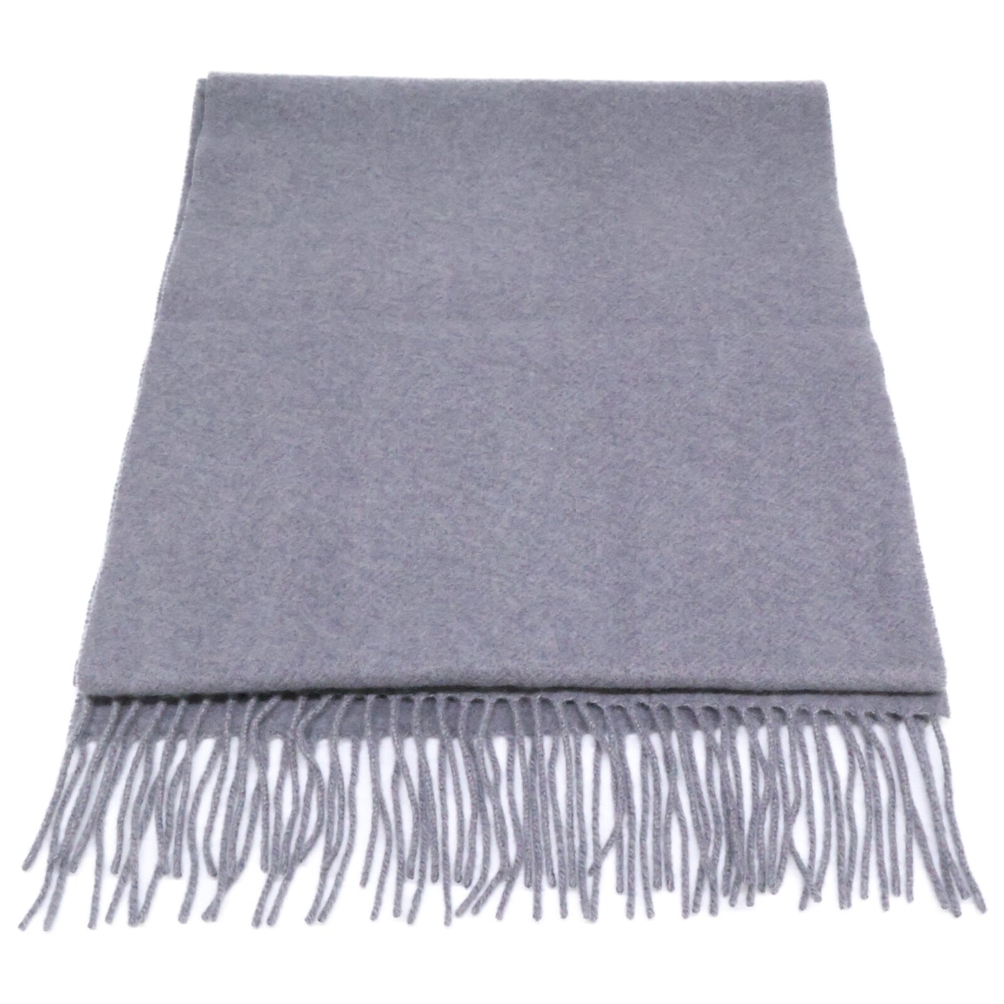 Theory Gray Cashmere Fringe Scarf Size ONE SIZE
