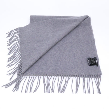 Theory Gray Cashmere Fringe Scarf Size ONE SIZE