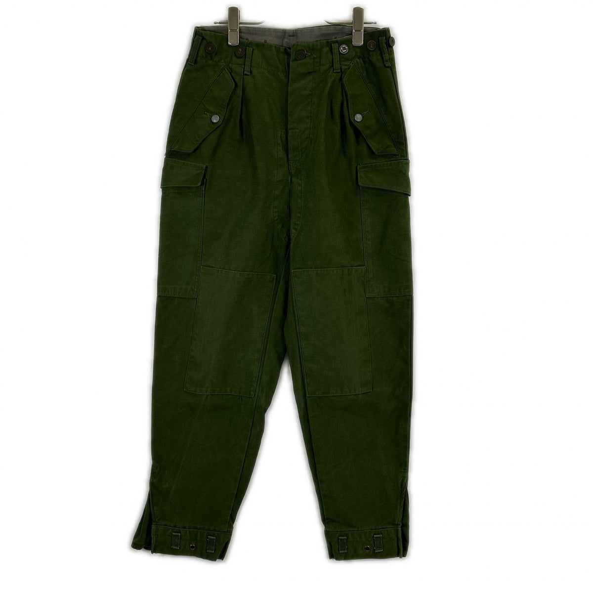 MILITARY Khaki Cotton Swedish Army Cargo Pants