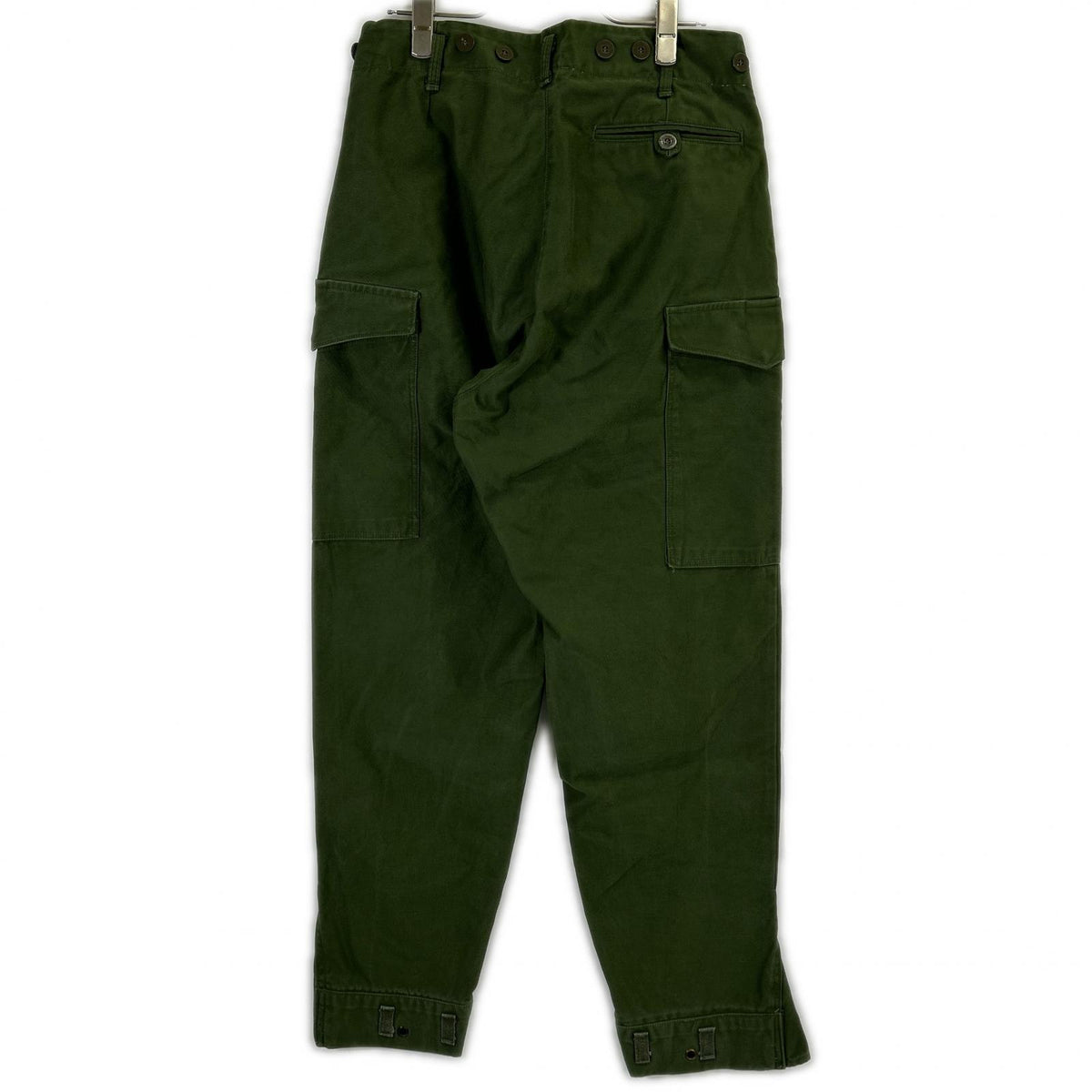 MILITARY Khaki Cotton Swedish Army Cargo Pants