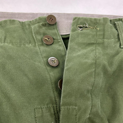 MILITARY Khaki Cotton Swedish Army Cargo Pants