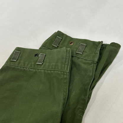 MILITARY Khaki Cotton Swedish Army Cargo Pants